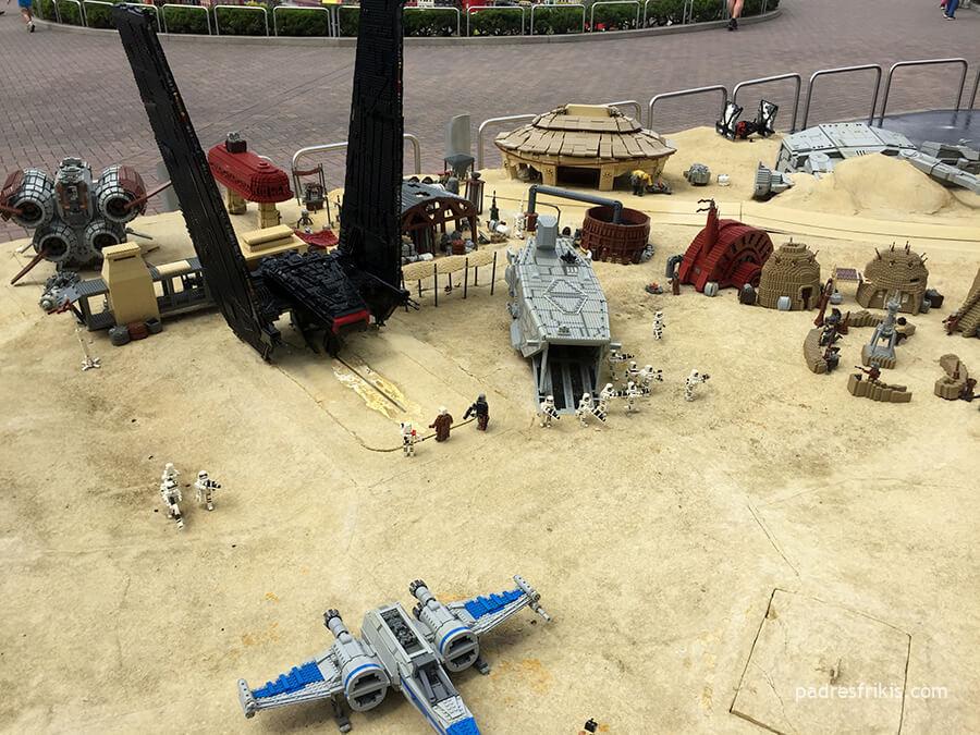 Maqueta Star Wars en Legoland Deutschland