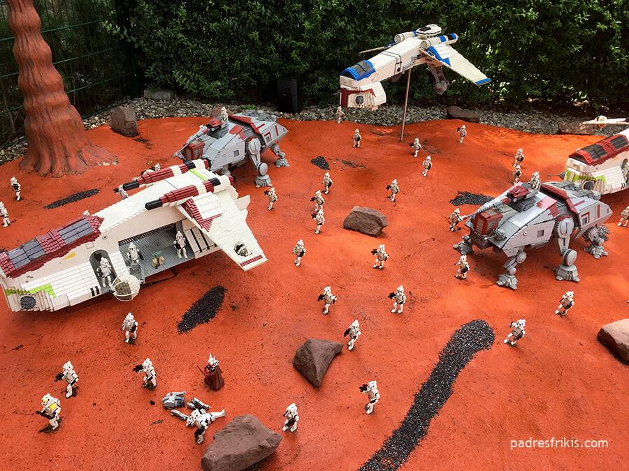 Maqueta Star Wars en Legoland Deutschland