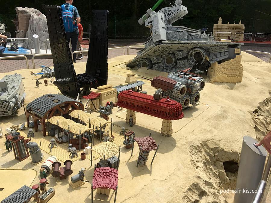 Maqueta Star Wars en Legoland Deutschland