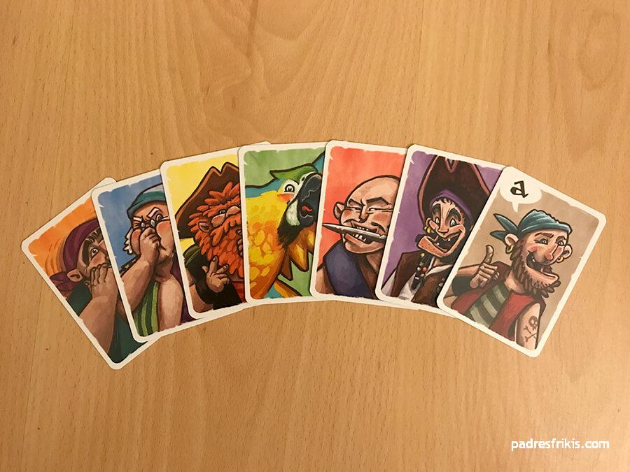 Cartas de personajes para interpretar