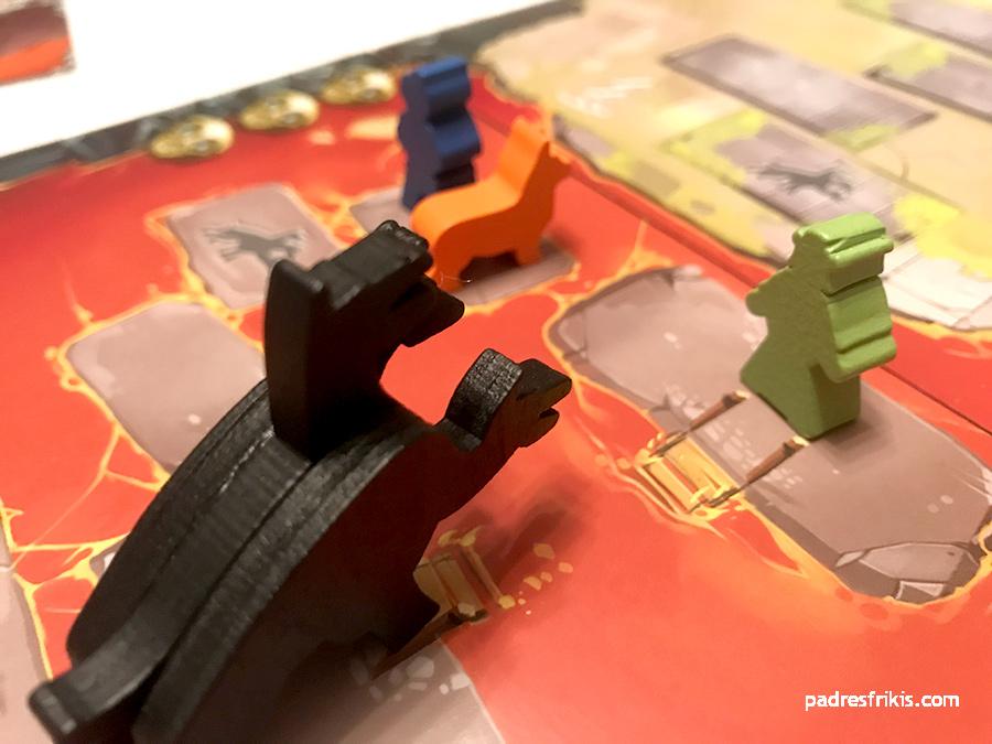 Cerbero pisando los talones a los aventureros