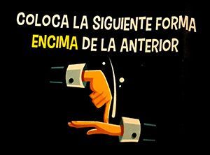 Coloca la siguiente forma encima de la anterior