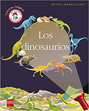 Los Dinosaurios con linterna mágica