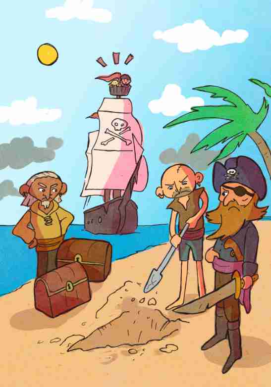 pitu y guille ilustración