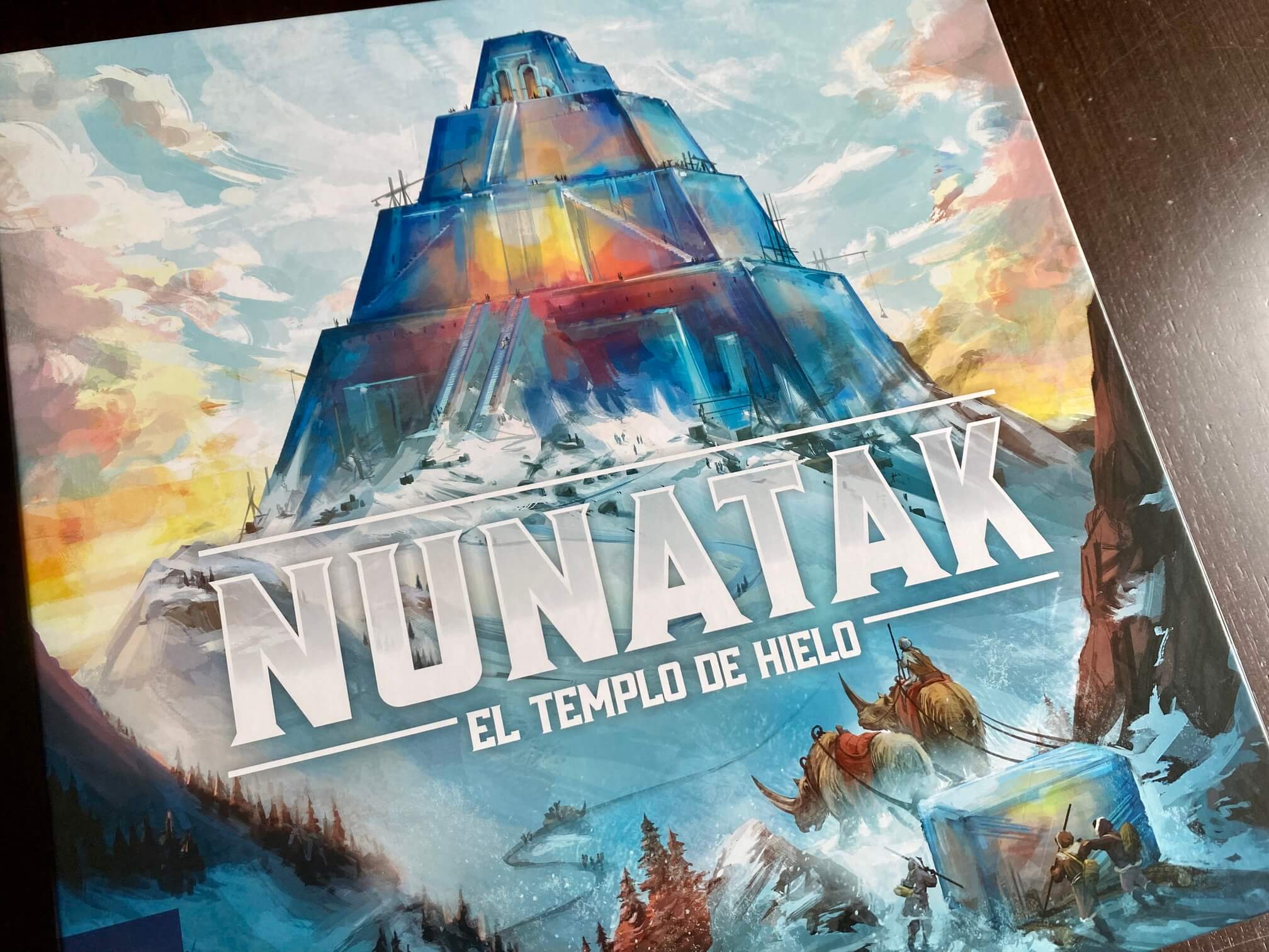 Juego De Mesa Nunatak - Templo De Hielo Kosmos | Construcción 3D Familiar | Estrategia Y Fichas Con Aspecto De Hielo